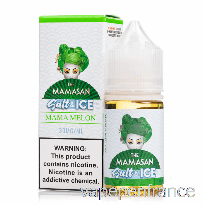 Sel De Melon Ice Mama - Le E-liquide Mamasan - 30 Ml 30 Mg Stylo Vape